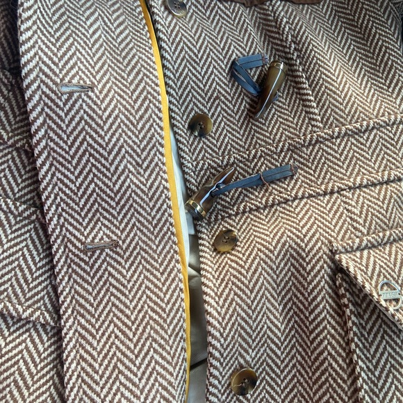 PRICH WOOL COAT chevron pattern - Picture 12 of 14